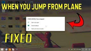 How to fix PUBG MOBILE HAS STOPED on Phoenix OS | When you jump from the plane