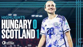 Hungary 0-1 Scotland | Thomas fires Scotland to play-off win | Women's EURO Qualification Highlights