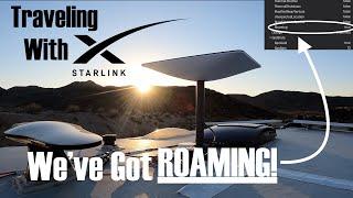 Traveling With STARLINK!  RV Satellite Internet, 2 Month Update, Roaming Enabled