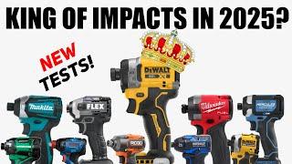 BEST Impact Driver in 2025?  DeWalt, Milwaukee, Flex, Makita and More!