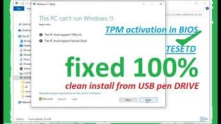 how to enable tpm 2.0 install bios windows11 tpm2.0 valorant _vanguard tpm 2.0 activer dans le bios