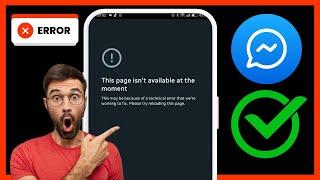 How to Fix Messenger Not Working Problem | Facebook Server Down | Messenger not working today