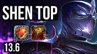 SHEN vs IRELIA (TOP) | 8/1/8, 1.4M mastery, 400+ games, Godlike | KR Master | 13.6