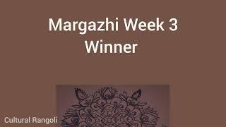 Margazhi Week 3 21-22 Kolam Contest Winner