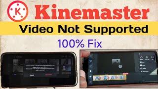 kinemaster video transcode problem Fix | video not supported in kinemaster video editor