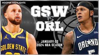 Golden State Warriors vs Orlando Magic Full Game Highlights | Jan 2 | 2024 NBA Season