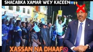 shacabka reer  Muqdisho oo ku kacay xassan shiiq dhalinta wey kacday somalia Haa isaacdo