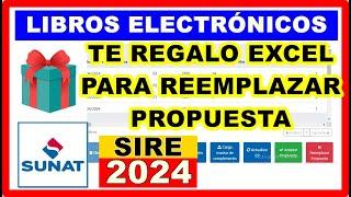 LIBROS ELECTRÓNICOS 2024 ll REGISTRO DE VENTAS Y COMPRAS - SIN MACRO SUBE TUS COMPROBANTES A SUNAT