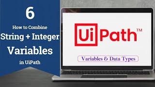 How to combine string & integer in UiPath | UiPath RPA Variable| Booming Tech |(Variables in UiPath)