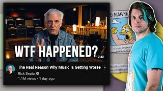 Rick Beato's infamous, "The Real Reason Why Music is Getting Worse ", Video. Let's Talk About it!