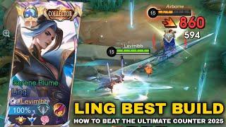 LING VS THE ULTIMATE COUNTER: HILDA | LING BEST BUILD & EMBLEM TO COUNTER HILDA EASILY IN 2025