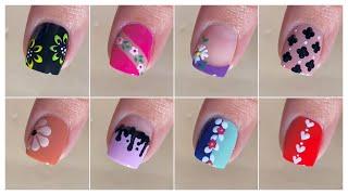 Easy nail art designs at home for short nails || Simple and quick nail art designs for beginners