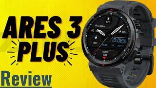 NOVO ZEBLAZE ARES 3 PLUS - SMARTWATCH ESPORTIVO COM TELA AMOLED, 100 MODOS ESPORTIVOS. BOM E BARATO!