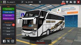 LIVE BUSSID V4.3.2 BUS '' WINGS SQUAD '' GASSPOLLL