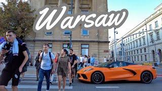 Life in Warsaw Poland walking tour 4K : DOWNTOWN WALKING SEPTEMBER 21 , 2024