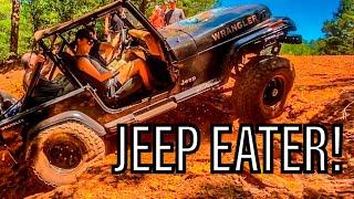 JEEP EATER! Jeep YJ 2.5 inch on 33s with Dana 44s beating a 4 Rated Climb at Barnwell Mountain 2020