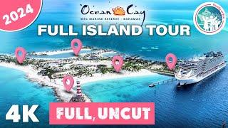 Ocean Cay - COMPLETE ISLAND TOUR | MSC's Private Bahamas Island | Full Walkthrough Tour | 4K | 2024