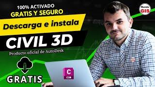 AutoCAD Civil 3D 2025 Instalación RÁPIDA y Sencilla [Licencia Educativa, 100% GRATIS]