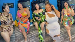 Plus size models lifestyle,curvy women dressplus size haul