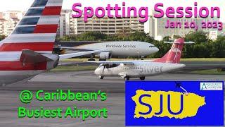 1 hour of Airplane Spotting @ CARIBBEANS' BUSIEST AIRPORT | San Juan - Luis Muñoz Marin (SJU/TJSJ)