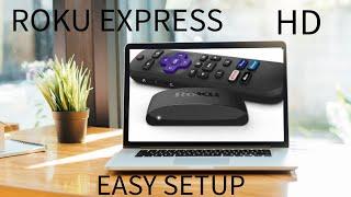 ROKU EXPRESS HD UNBOXING AND FULL SETUP