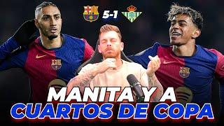   El BARÇA se DIVIERTE de MANITA en MANITA | Resumen Chiringuito Live | Barcelona 5-1 Betis