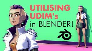 Utilising UDIM's in Blender!