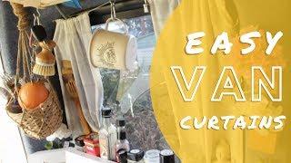 How to install easy VAN curtains! - Kangoo conversion