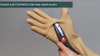 The Crown Choice Thick, Quality, Dishwashing Gloves - Natural Latex