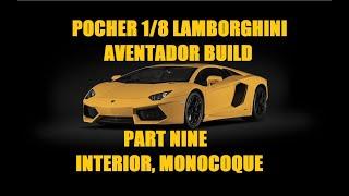 Pocher 1/8 Lamborghini Aventador LP-700-4 Giallo Orion. Part Nine.