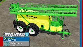 Dammann Profi Class 7500 - Farming Simulator 22 FS22 Mods Review (2K 60Hz)