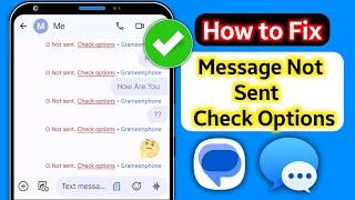 Not Sending Check Option Problem | Fix Messages Trouble Sending Problem |Message Not Sending Problem