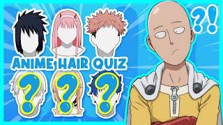 ANIME HAIR QUIZ | GUESS THE CHARACTERS HAIRSTYLE | Anime Quiz