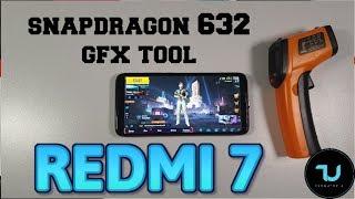 Snapdragon 632 PUBG Mobile Gameplay GFX Tool 60 FPS Extreme/Redmi 7 Gaming test