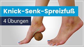 4 Übungen gegen einen Knick-Senk-Spreizfuß  Plattfuß korrigieren