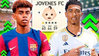 Construyo el Mejor equipo Joven desde 4ª DIVISIÓN en 1 solo VIDEO