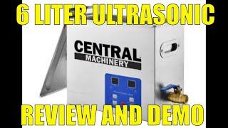 Review of the Central Machinery (Harbor Freight) 6 Liter Ultrasonic Cleaner (59430)