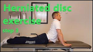 Herniated Disc Exercise for the Lower Back step 3 - Mckenzie method