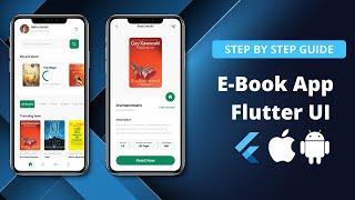 E-Book App - Flutter UI | 1.  Flutter UI Review & Analisa