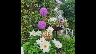 GARTENZAUBER /  ALLIUMBLÜTE aus DRAHT