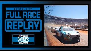 Pinty's Truck Race On Dirt from Bristol Motor Speedway | NASCAR Truck Series Full Race Replay