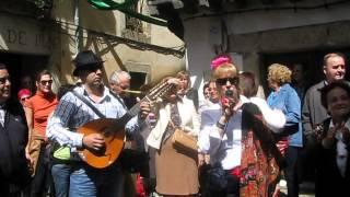 Fandango de La Rubia y músicos de Aldeanueva. Villanueva de la Vera (Cáceres, España), 27-04-2014.