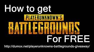 How to get PUBG for FREE on Steam (PLAYERUNKNOWN'S BATTLEGROUNDS)