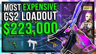 THE MOST EXPENSIVE CS2 LOADOUT POSSIBLE ($223,000)