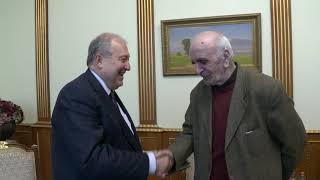 President Sargsyan hosted master of film Artavazd Peleshyan