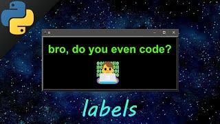 Python labels ️