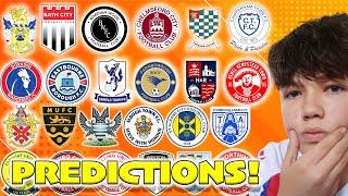 my National League South PREDICTIONS 24/25