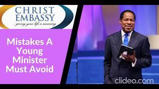 PASTOR CHRIS TEACHING | MISTAKES A YOUNG MINISTER MUST AVOID |  CHRIST EMBASSY | BIBLE STUDY