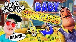 HELLO baby SPONGEBOB | Hello Neighbor Mod