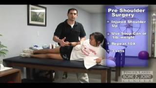 Finger Lakes Bone and Joint Center - Pre Shoulder Surgery